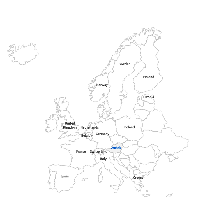 clients Austria map