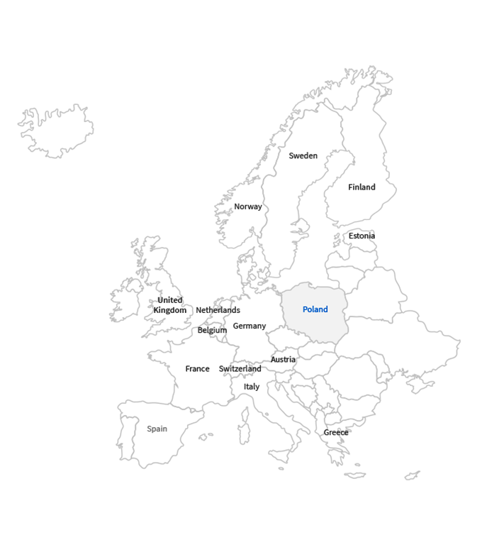 clients Poland map